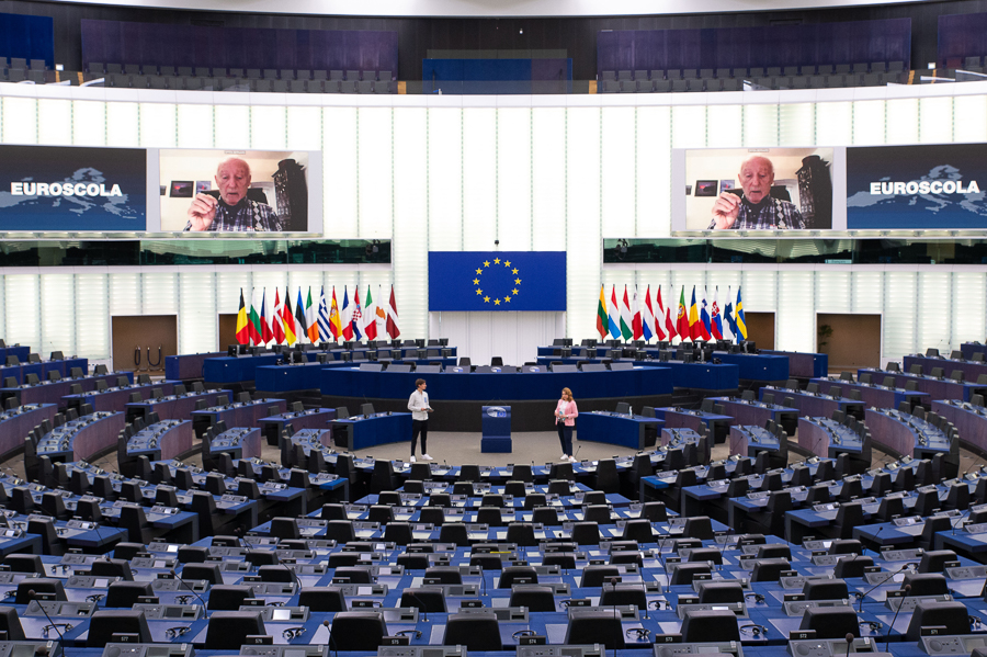 Die ASS nimmt an der digitalen Euroscola-Veranstaltung des Europäischen Parlaments teil