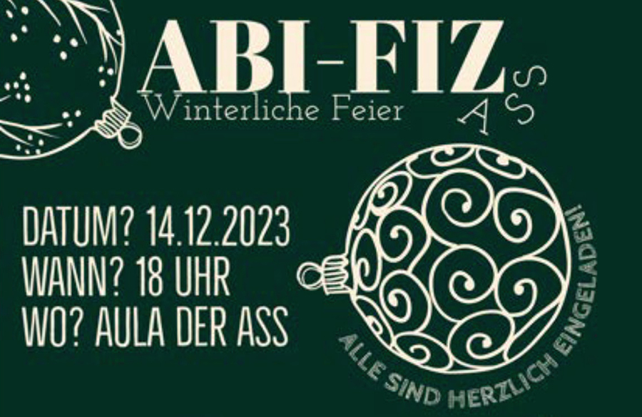 Abi-Fiz: Die Q3 lädt zur winterlichen Feier