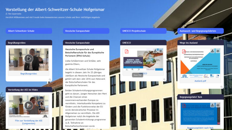 Die ASS stellt sich vor: Informationstag am 22. November