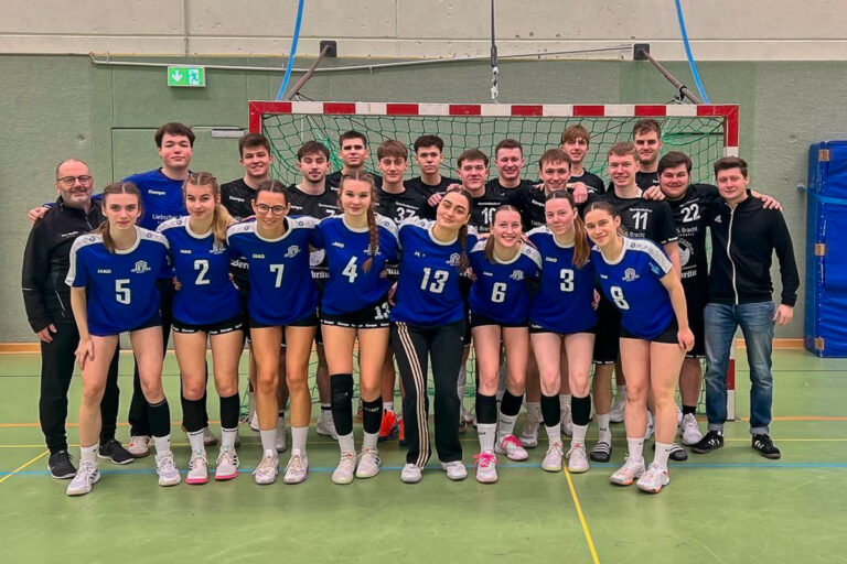 Die Albert-Schweitzer-Schule beim Oberstufen-Handballturnier