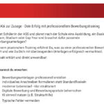 Einladung: Professionelles Bewerbungstraining an der ASS